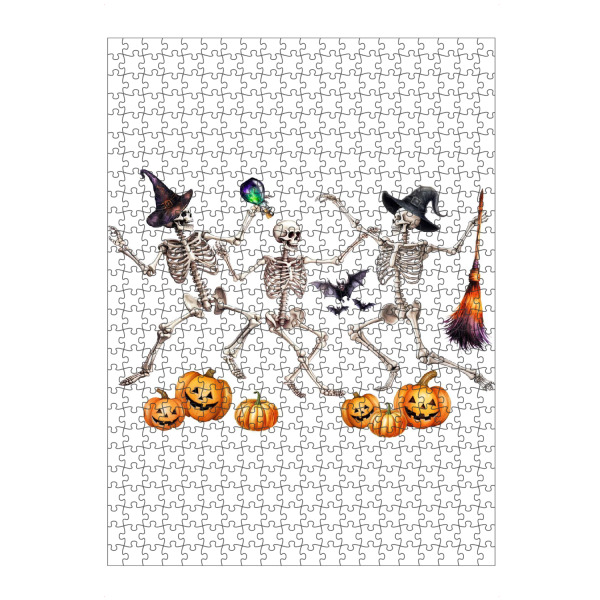 Puzzle Ravensburger "Tanzende Skelette" artboxONE - Menschen,Festivals,Halloween,Lustig