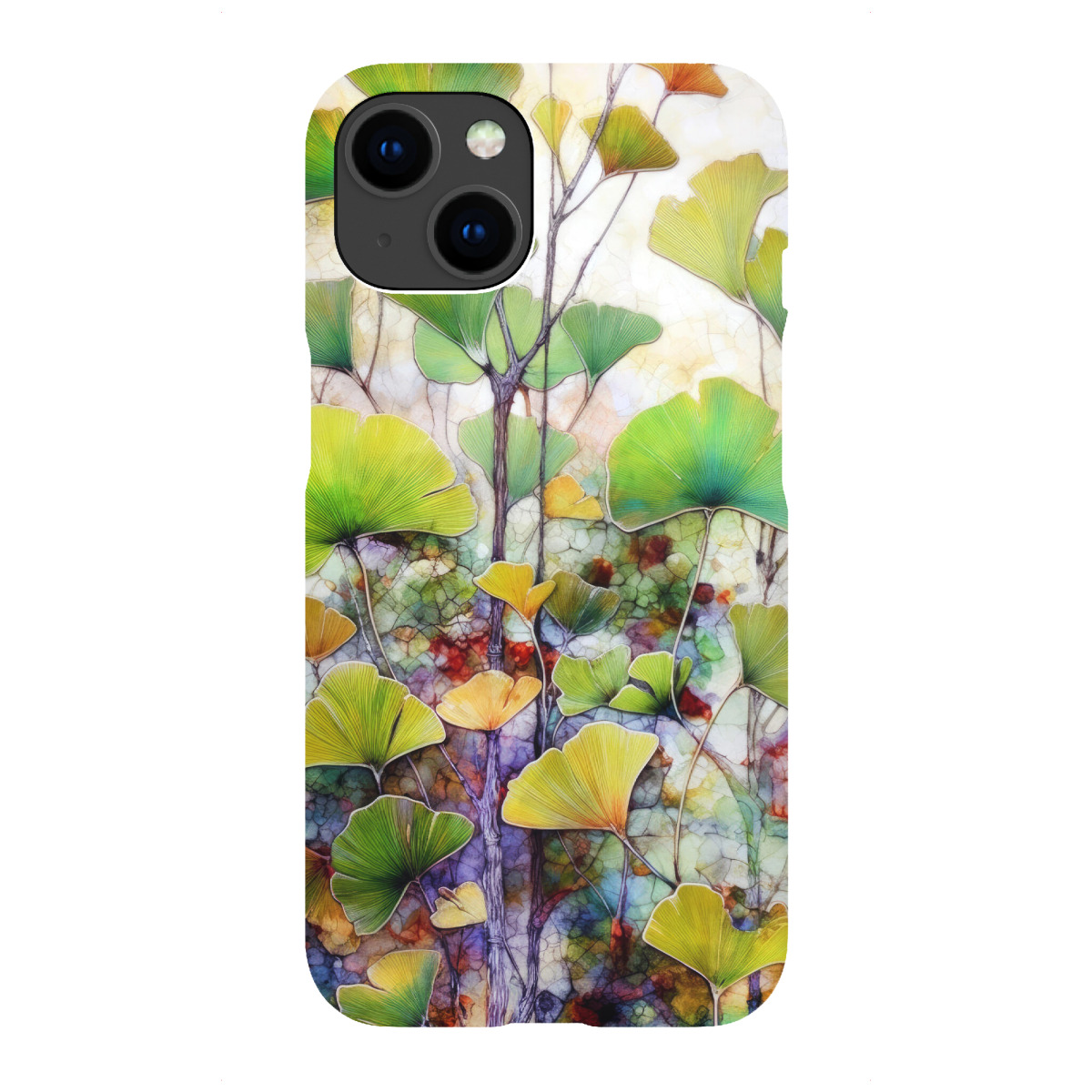 "Ginko Biloba B"für iPhone - Premium-Case Handyhülle artboxONE