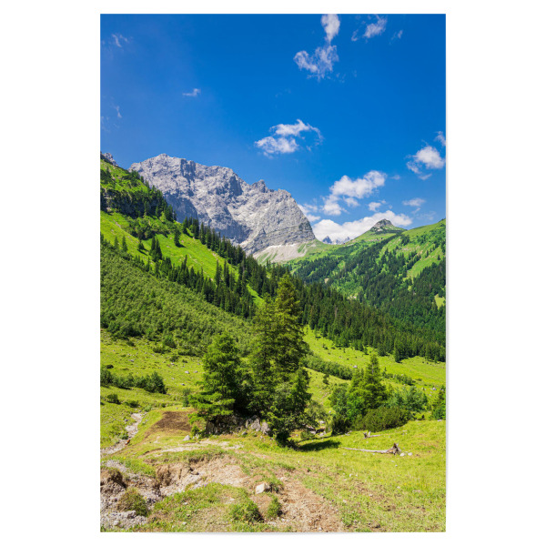 Poster "Tal, Gebirge, Wolken" artboxONE - Natur,Reise