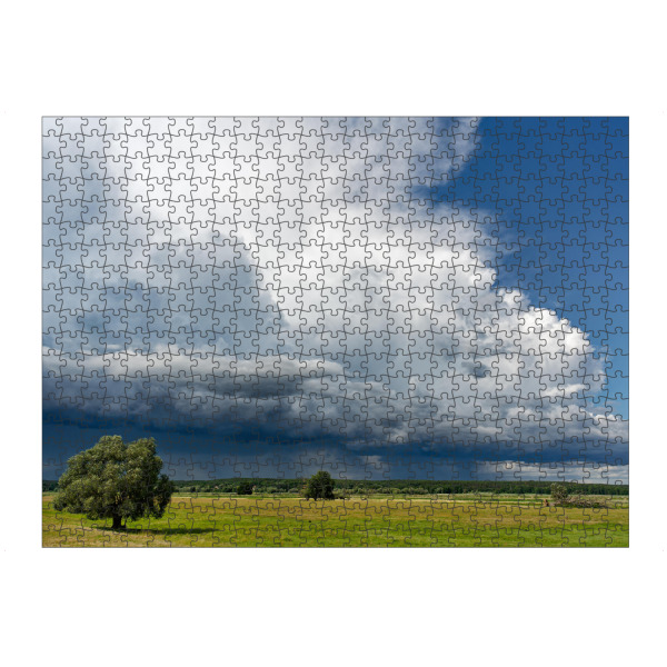Puzzle Ravensburger "Sonniges Wetter und Gewitterfront" artboxONE - Natur