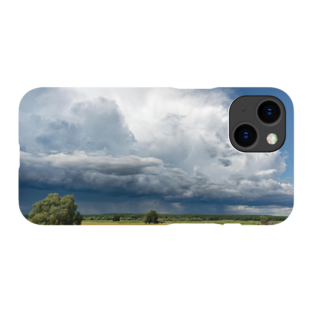 "Sonniges Wetter und Gewitterfront"für iPhone - Premium-Case Handyhülle artboxONE