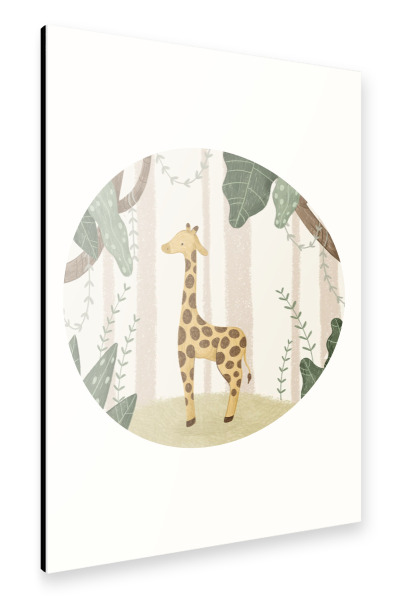 Alu-Dibond "Anna Lunak - Giraffe" 30x20 cm artboxONE