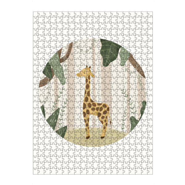 artboxONE Puzzle "Anna Lunak - Giraffe" artboxONE - Natur,Für Kinder,Tiere