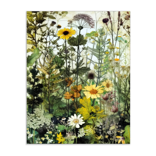 Wiese voller Blumen F