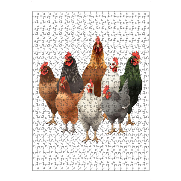 Puzzle Ravensburger "Chicken Coop Decor Farm Artwork" artboxONE - Für Kinder,Tiere,Für Mama,Für Papa,Festivals