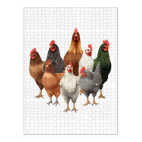 Puzzle Ravensburger "Chicken Coop Decor Farm Artwork" artboxONE - Für Kinder,Tiere,Für Mama,Für Papa,Festivals