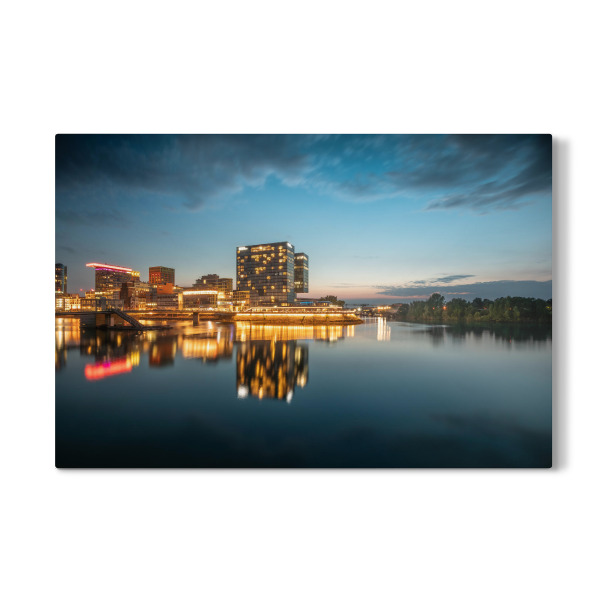 Galerie-Print "Düsseldorf Blaue Stunde" 30x20 cm artboxONE