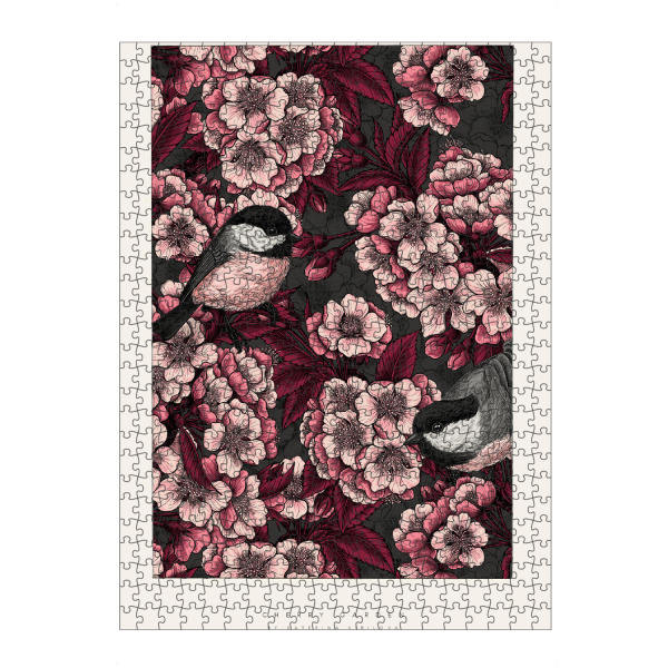 artboxONE Puzzle "Kirilova - Kirschen im Garten rot" artboxONE - Natur,Floral,Tiere