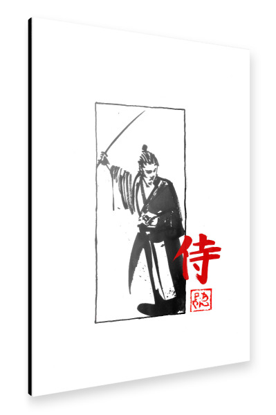 Alu-Dibond "Kumitate-Samurai-Schwert" 30x20 cm artboxONE