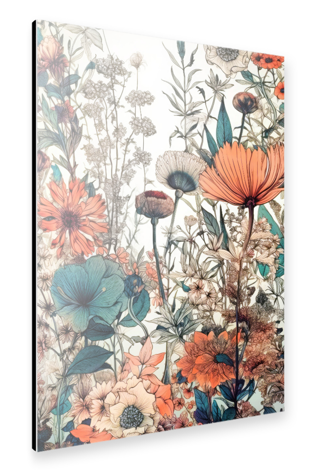 Alu-Dibond "Wiese voller Blumen G" 75x50 cm artboxONE