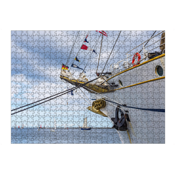 artboxONE Puzzle "Windjammer und Ostsee" artboxONE - Natur,Reise,Architektur,Reise / Strand und Meer