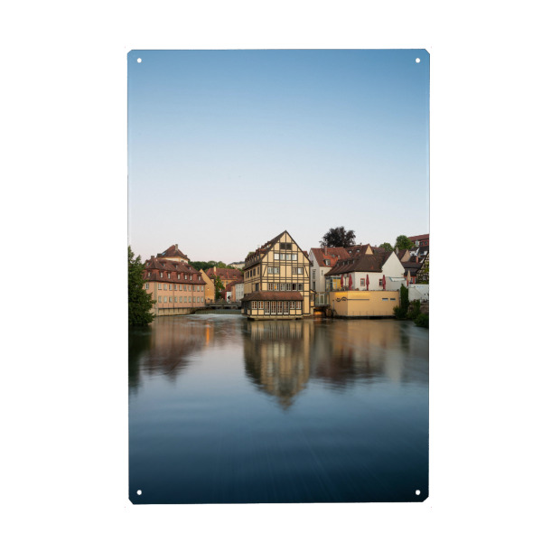 Metall Poster "Bamberg Fachwerkhaus" artboxONE - Städte,Architektur