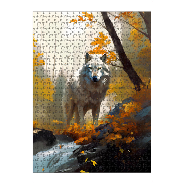 Puzzle Ravensburger "Wolf Forest 3 (matart)" artboxONE - Natur,Tiere - Wolf,Wölfe,Tier,Tiere,Natur,Wild,Wald - Bild wolf