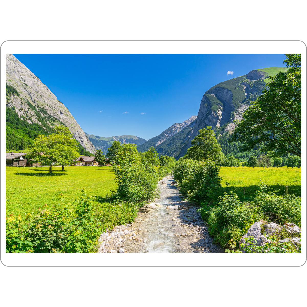 Tischset "Bach, Berge, Ahornbäume" artboxONE - Natur,Reise