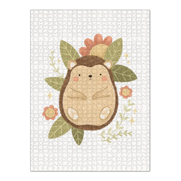Puzzle Ravensburger "Anna Lunak - Igel" artboxONE - Floral,Für Kinder,Tiere