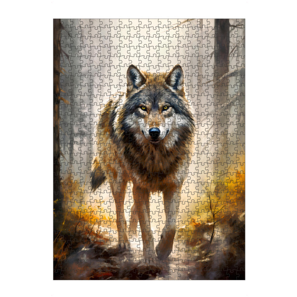 artboxONE Puzzle "Wolf Forest 2 (matart)" artboxONE - Natur,Tiere - Wolf,Wölfe,Tier,Tiere,Natur,Wild,Wald - Bild wolf