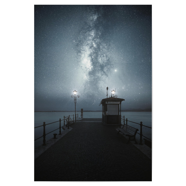 Poster 30x20 cm "Italian Nights" artboxONE - Natur,Reise,Galaxy