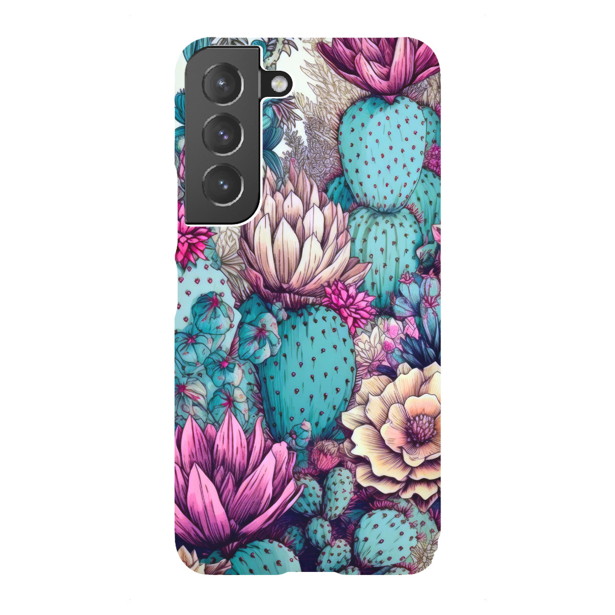 "Sukkulenten und Kakteen C"für Samsung Galaxy - Premium-Case Handyhülle artboxONE