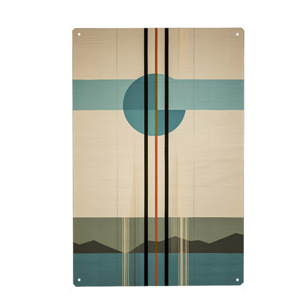 Holzbild "Mind century art" artboxONE - Abstrakt,Architektur,Geometrie