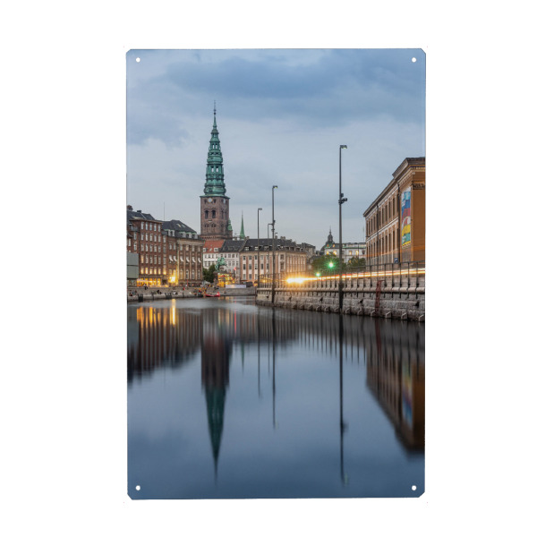 Holzbild "Kopenhagen Zentrum" artboxONE - Städte,Städte / København