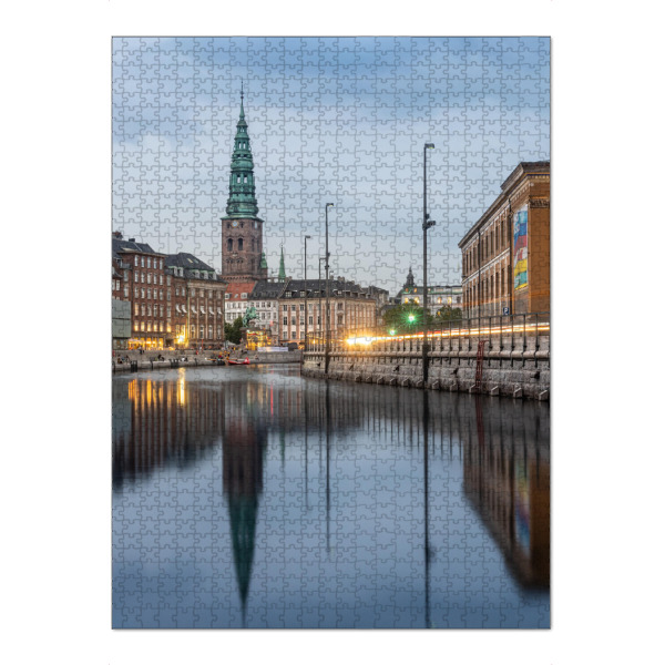 Puzzle Ravensburger "Kopenhagen Zentrum" artboxONE - Städte,Städte / København