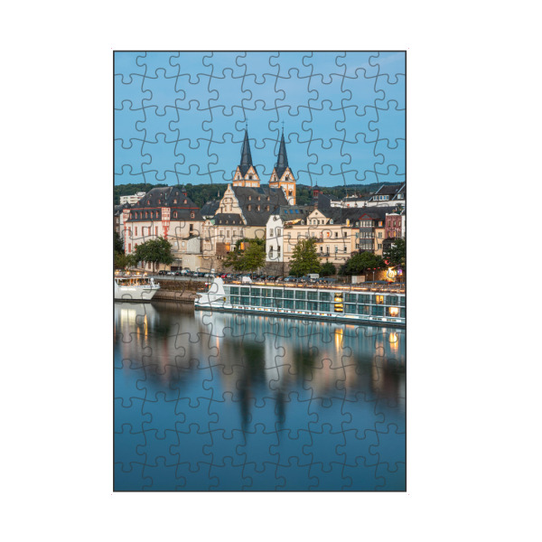 artboxONE Puzzle "Blaue Stunde Koblenz" artboxONE - Städte