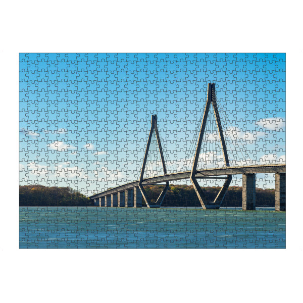 artboxONE Puzzle "Wasser, Wolken, Brücke" artboxONE - Natur,Reise,Architektur,Reise / Strand und Meer