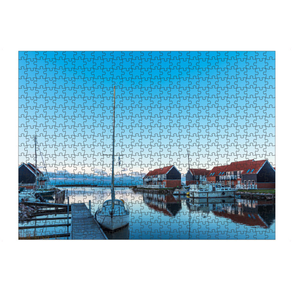 Puzzle Ravensburger "Steg, Segelboot, Hafen" artboxONE - Natur,Reise,Architektur,Reise / Strand und Meer