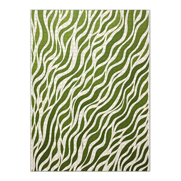 Puzzle Ravensburger "Khaki Zebra" artboxONE - Tiere,Abstrakt,Geometrie