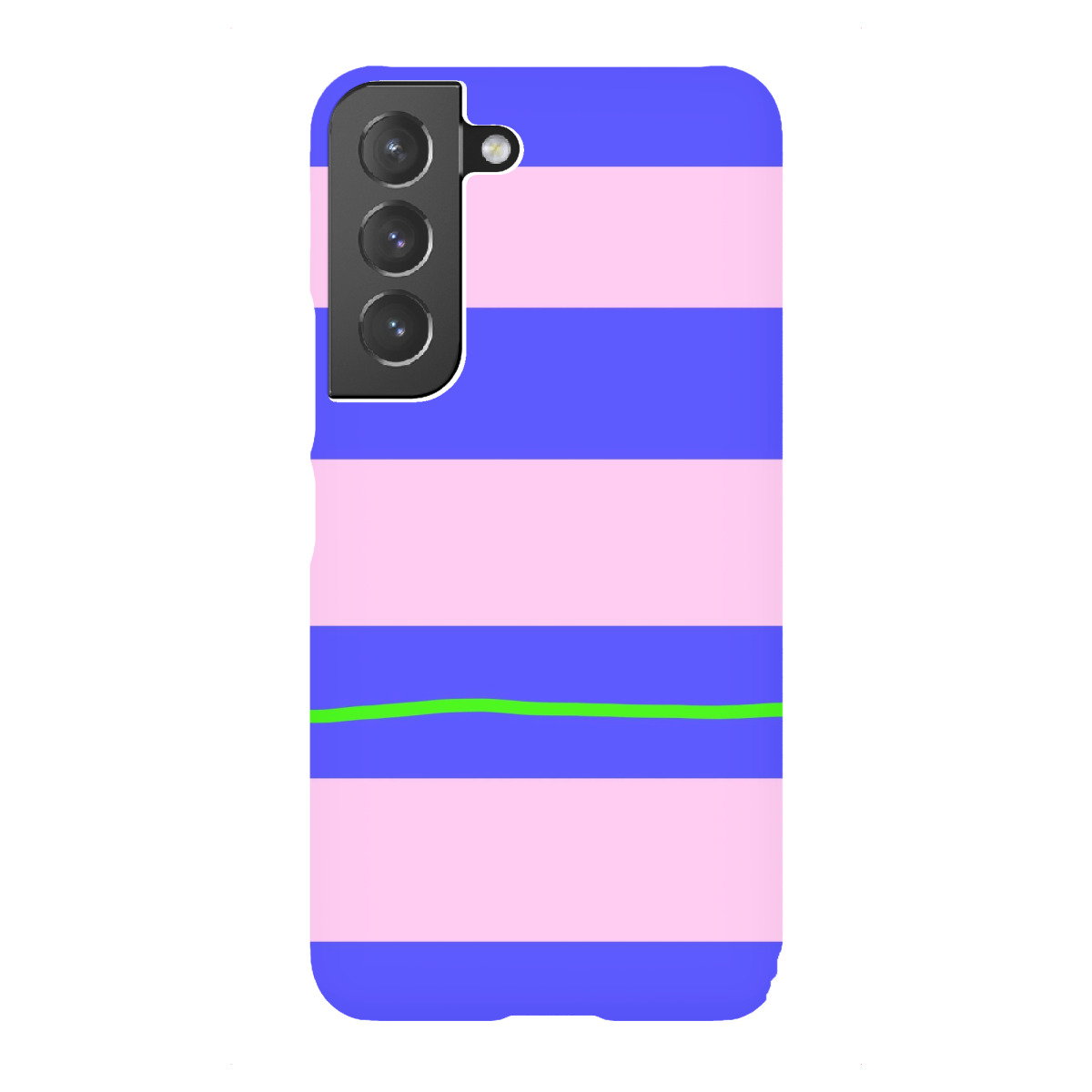 "Blue stripes love"für Samsung Galaxy - Premium-Case Handyhülle artboxONE