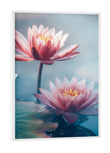 Poster mit weißem Rahmen "Ätherische Elysia" artboxONE - Natur,Floral,Liebe