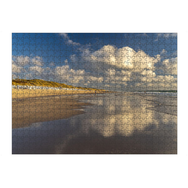 artboxONE Puzzle "Westerland Sylt" artboxONE - Reise / Strand und Meer - Westerland,Weststrand,Brandenburgerstrand,Wolke,Sylt,Strand,Nordsee