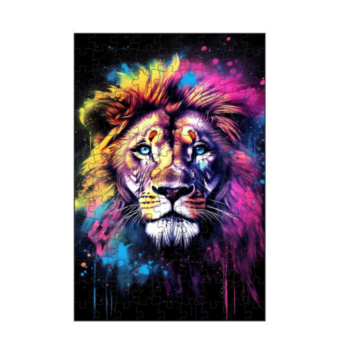 Colorful lion