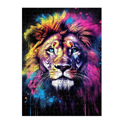 Colorful lion