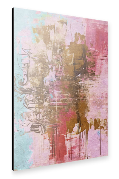 Alu-Dibond "Abstrakt liebe" 30x20 cm artboxONE