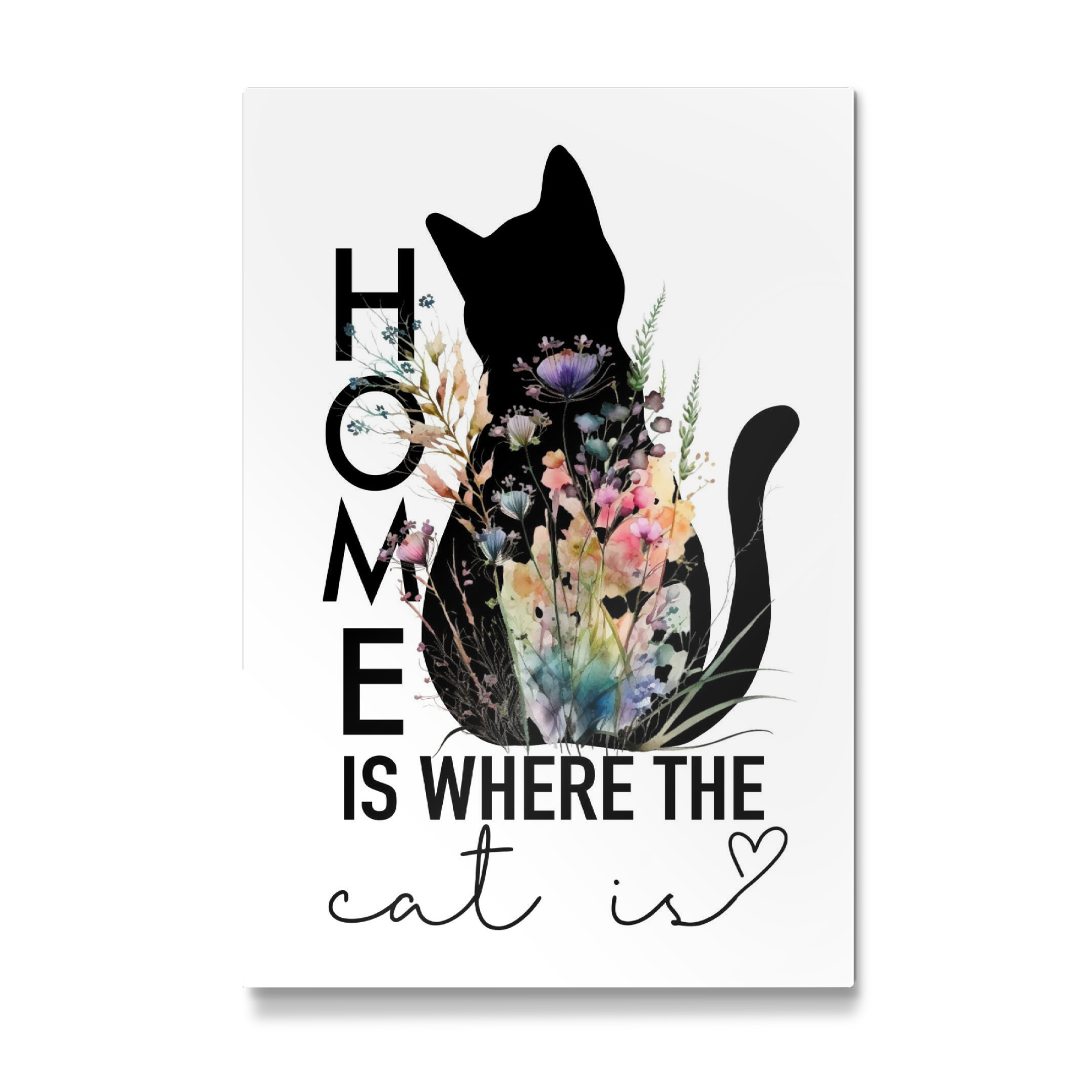 Galerie-Print "Katze mit Wildblumen" 30x20 cm artboxONE