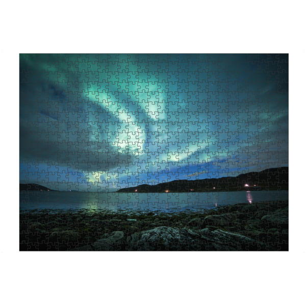 artboxONE Puzzle "Nordlicht Norwegen" artboxONE - Natur,Reise