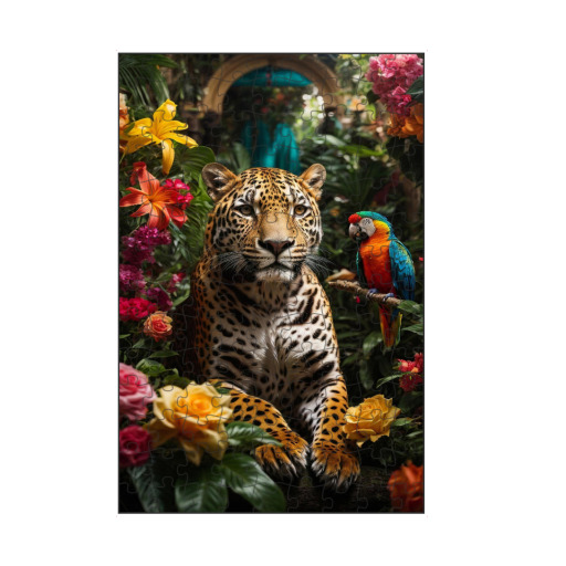 Jaguar in the forest