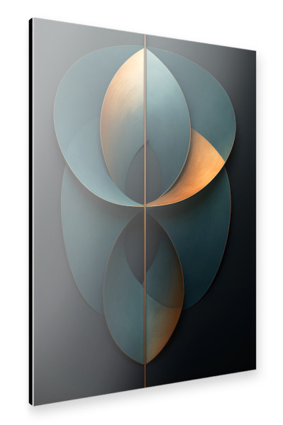 Alu-Dibond "Minimalistische Industrie" 30x20 cm artboxONE