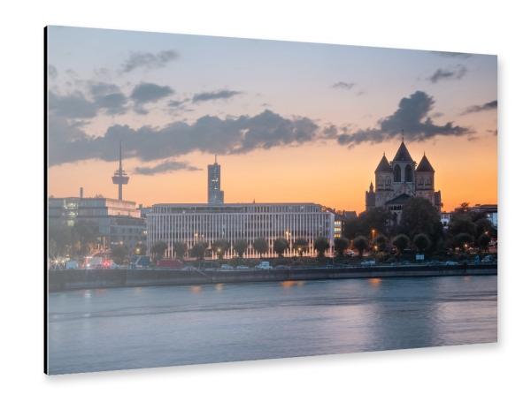 Alu-Dibond "Konrad-Adenauer-Ufer Köln" 30x20 cm artboxONE