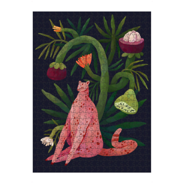 artboxONE Puzzle "Flaming Garden - Exotic Dreams" artboxONE - Natur,Floral,Tiere