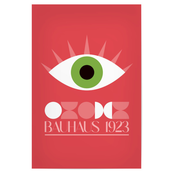Poster 30x20 cm "Tunaboylu - Bauhaus Auge" artboxONE - Typografie,Abstrakt,Geometrie