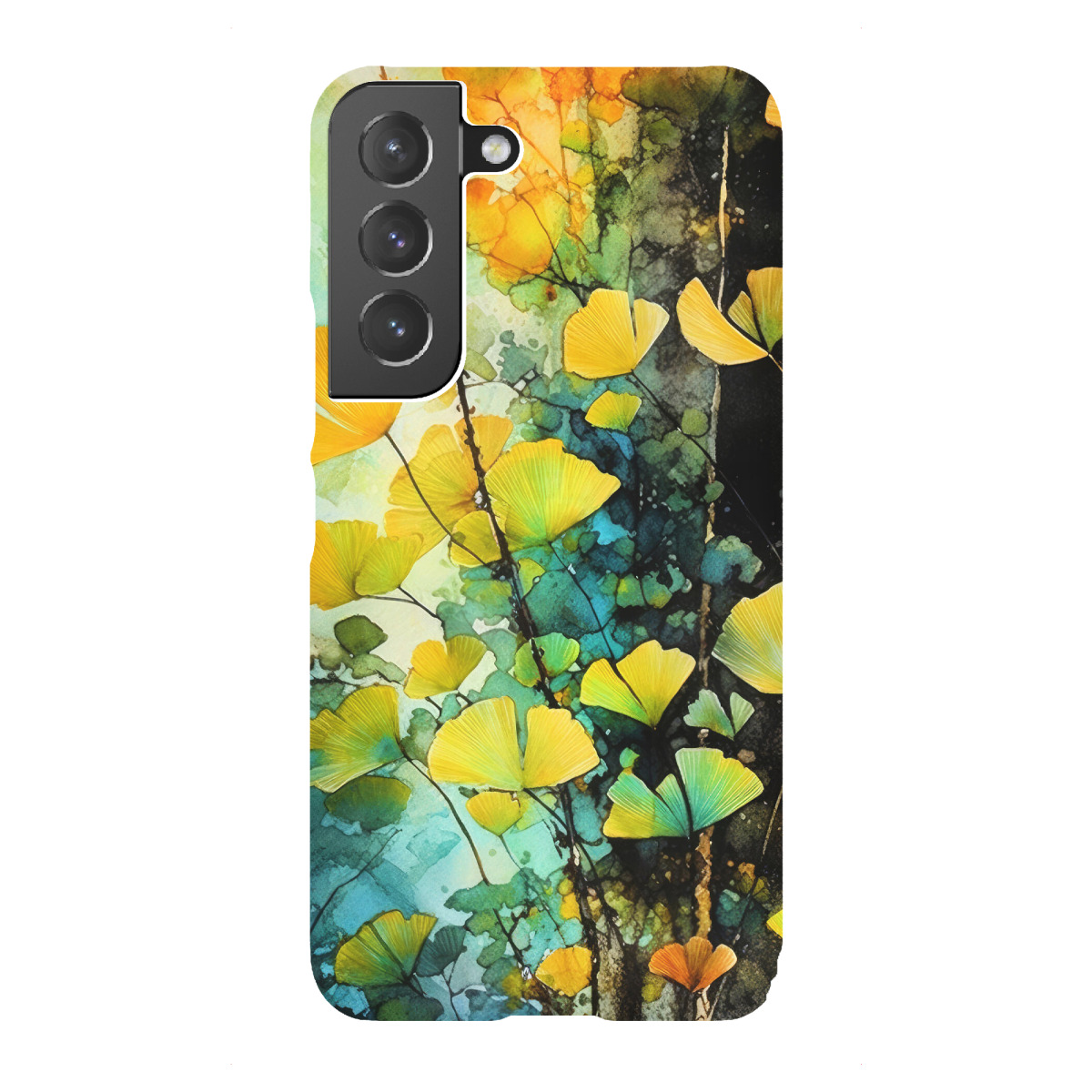 Samsung Galaxy "Ginko Biloba F" Premium-Case Handyhülle artboxONE