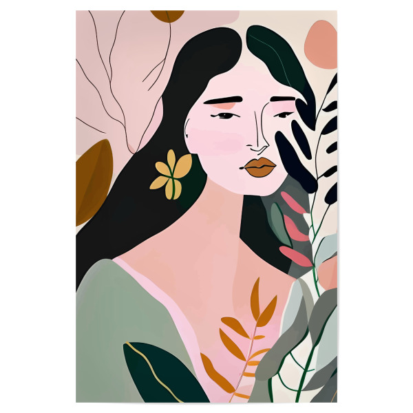 Poster 30x20 cm "Neu erfinden" artboxONE - Floral,Abstrakt,Menschen