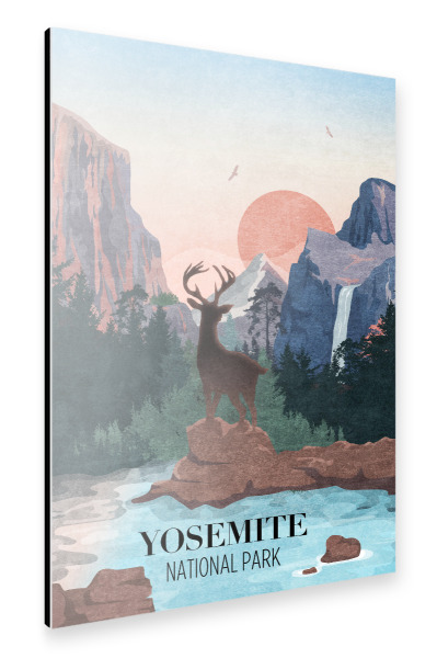 Alu-Dibond "Tunaboylu - Yosemite Park" 30x20 cm artboxONE