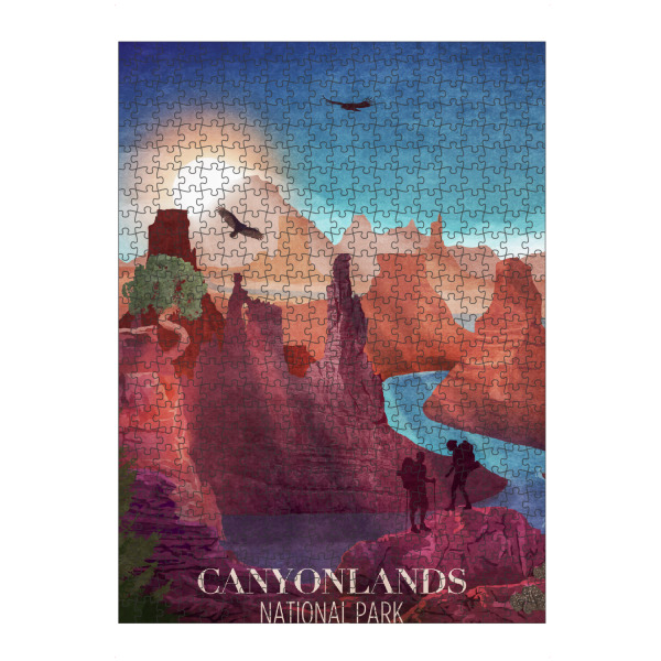 Puzzle Ravensburger "Tunaboylu - Canyonlands" artboxONE - Typografie,Natur,Reise