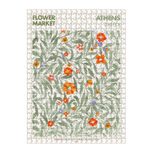 artboxONE Puzzle "Tunaboylu - Flower Market Athen" artboxONE - Typografie,Natur,Floral