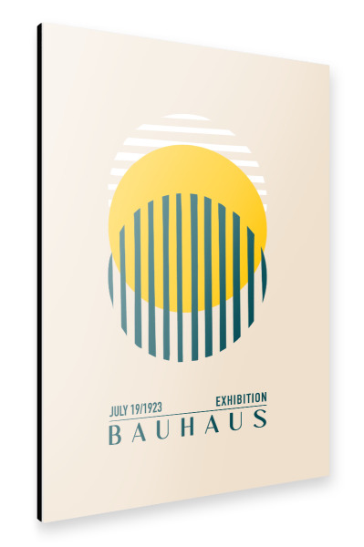 Alu-Dibond "Tunaboylu - Bauhaus Sonne" 30x20 cm artboxONE