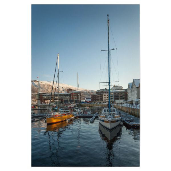 Poster 30x20 cm "Tromsö Hafen" artboxONE - Städte,Reise