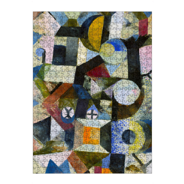 artboxONE Puzzle "Komposition mit dem Y" artboxONE - Abstrakt,Geometrie,Für Mama,Für Papa